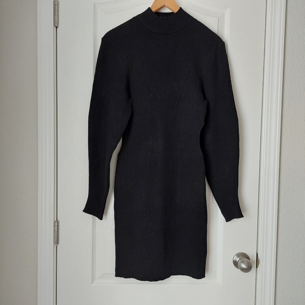 Sofia Richie × Bar 111 Black Sweater Dress Size‎ Large